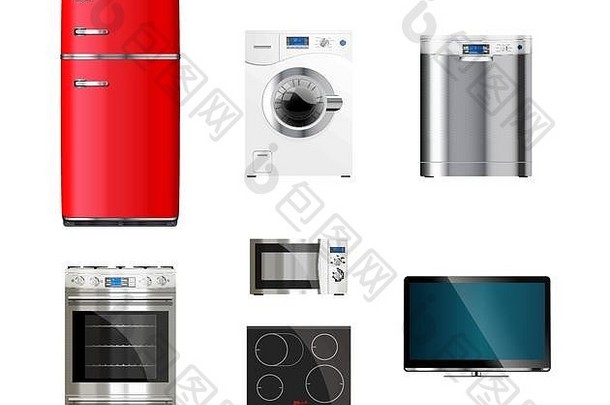 厨房房子电器微波洗机冰箱气体炉子洗碗机