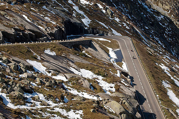 山通过路grimsel通过瑞士