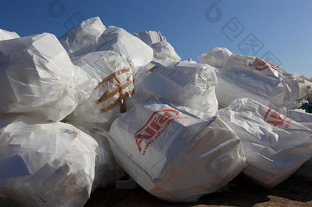 浪费行业股票回收垃圾绝缘材料styrophor包塑料袋abfallwirtschaft层去回收abfal