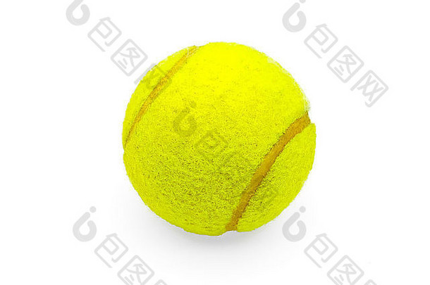网球球白色背景