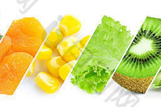 健康的食物概念新鲜的颜色食物