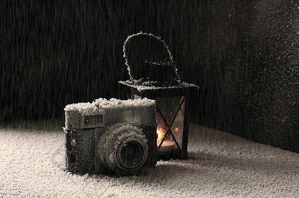 相机下雪