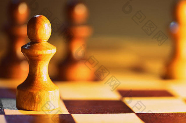 国际象棋数据木棋盘关闭复古的风格