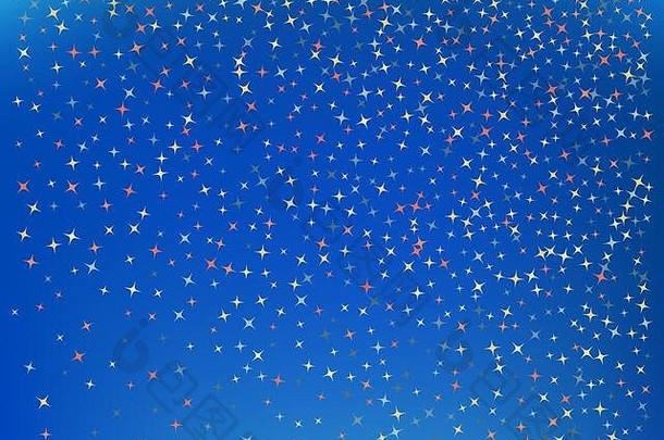 Azure颜色背景星星五彩纸屑有创意的色彩的设计星星五彩纸屑背景五彩纸屑星星