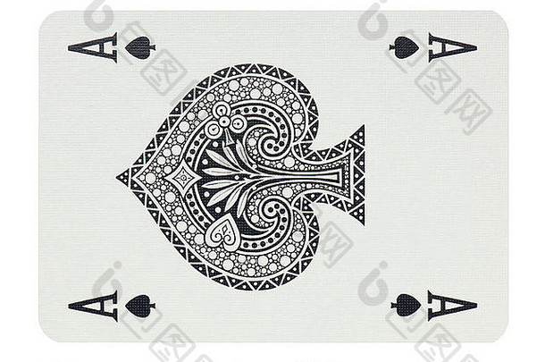玩卡片扑克减少出局白色背景
