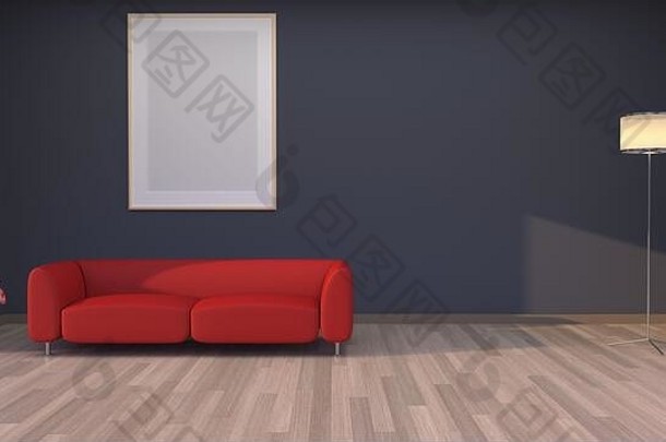 室内设计生活房间图片框架复制空间文本椅子沙发沙发上呈现