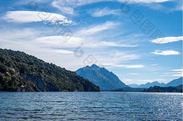 湖泊巴里洛切巴塔哥尼亚阿根廷