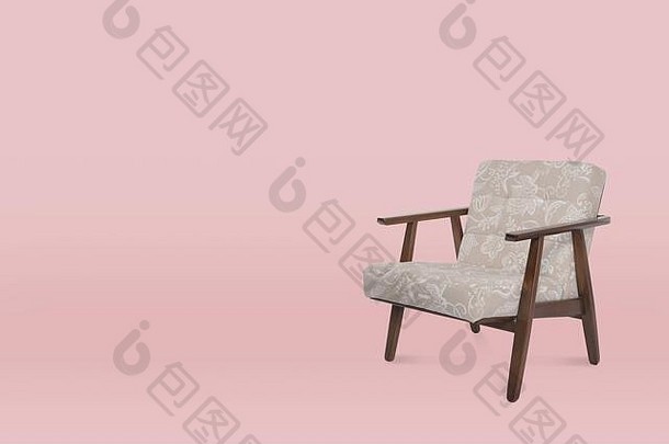 扶手椅现代设计师椅子墙背景纹理椅子