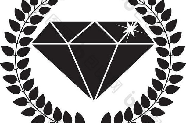 钻石叶子框架