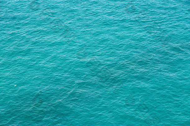 蓝色的海洋水纹理背景