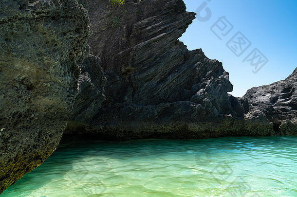 百慕大绿松石水域