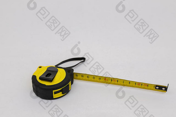 黄色的磁带测量测量