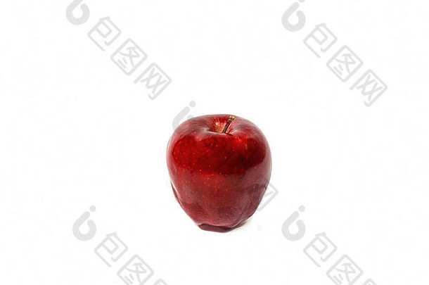 水果苹果孤立的白色背景
