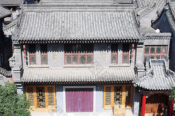 古老的城市墙咸阳中国