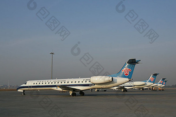 中国南部航空公司乘客飞机厄杰广州中国